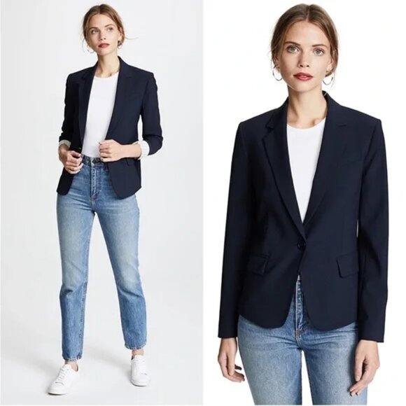 Theory Gabe N Edition Wool Blazer Size 4